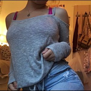 aerie “cold shoulder” sweater
